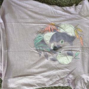 SO Kids Koala Graphic Tee - Light Purple